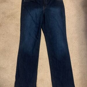 Bandolino Blue Straight Leg Jeans Classic Fit